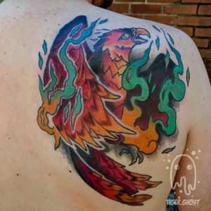 Read more about the article Phoenix tattoo by Tom